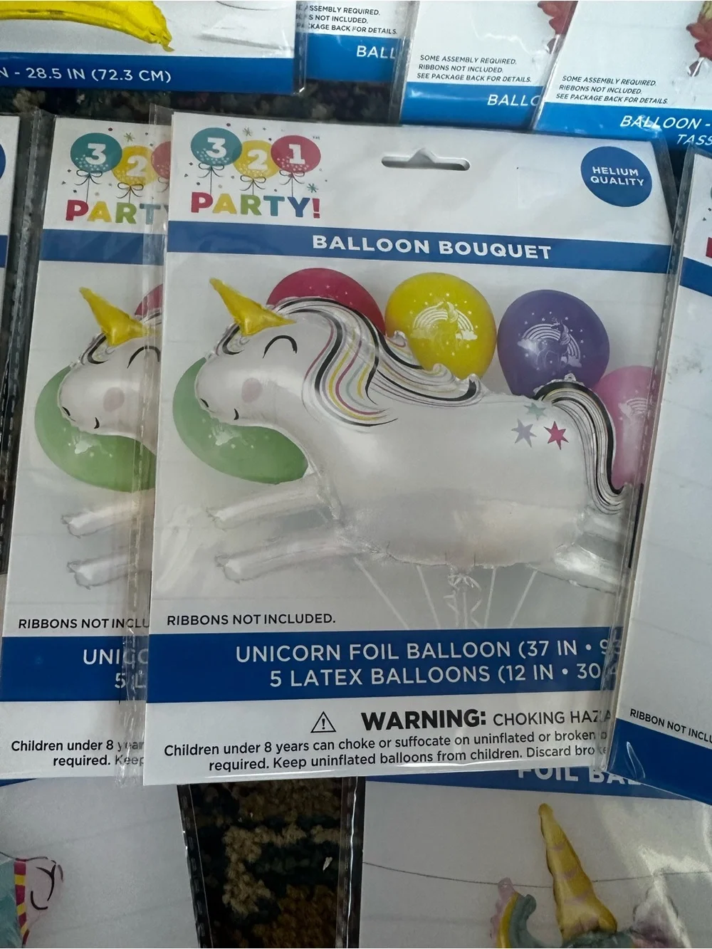 Rainbow Unicorn, Llama & Mermaid Foil Balloon Lot of 12 SEALED